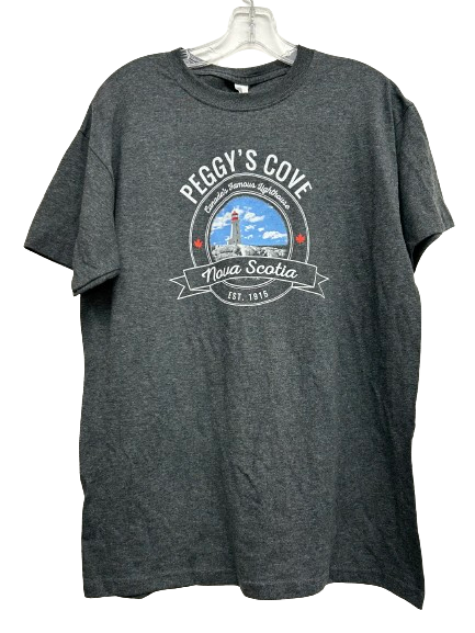 Peggy's Cove Souvenir T-Shirt sold at the SouWester Gift & Restaurant