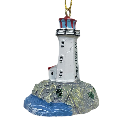 Poly 2" Lighthouse Ornament