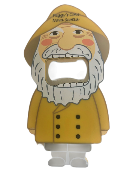 Magnet/Bottle Opener-Big Bite Fisherman