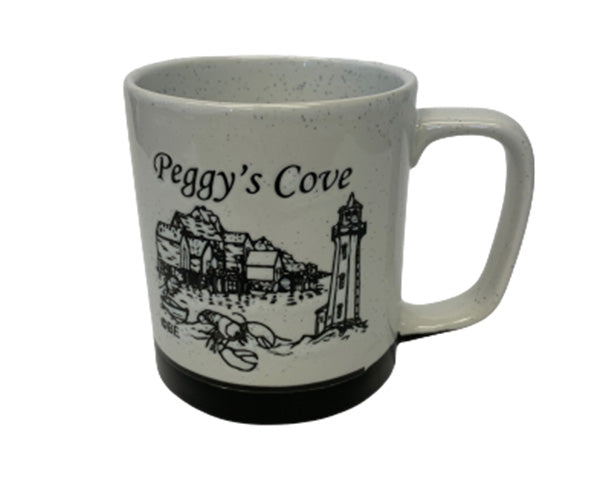 Peggy's Cove Black Base Mug