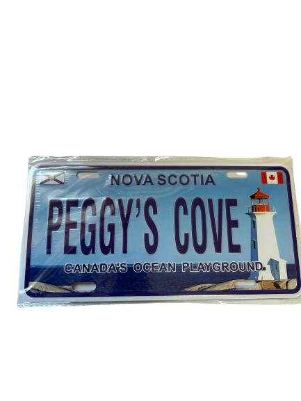 Peggy's Cove License Plate