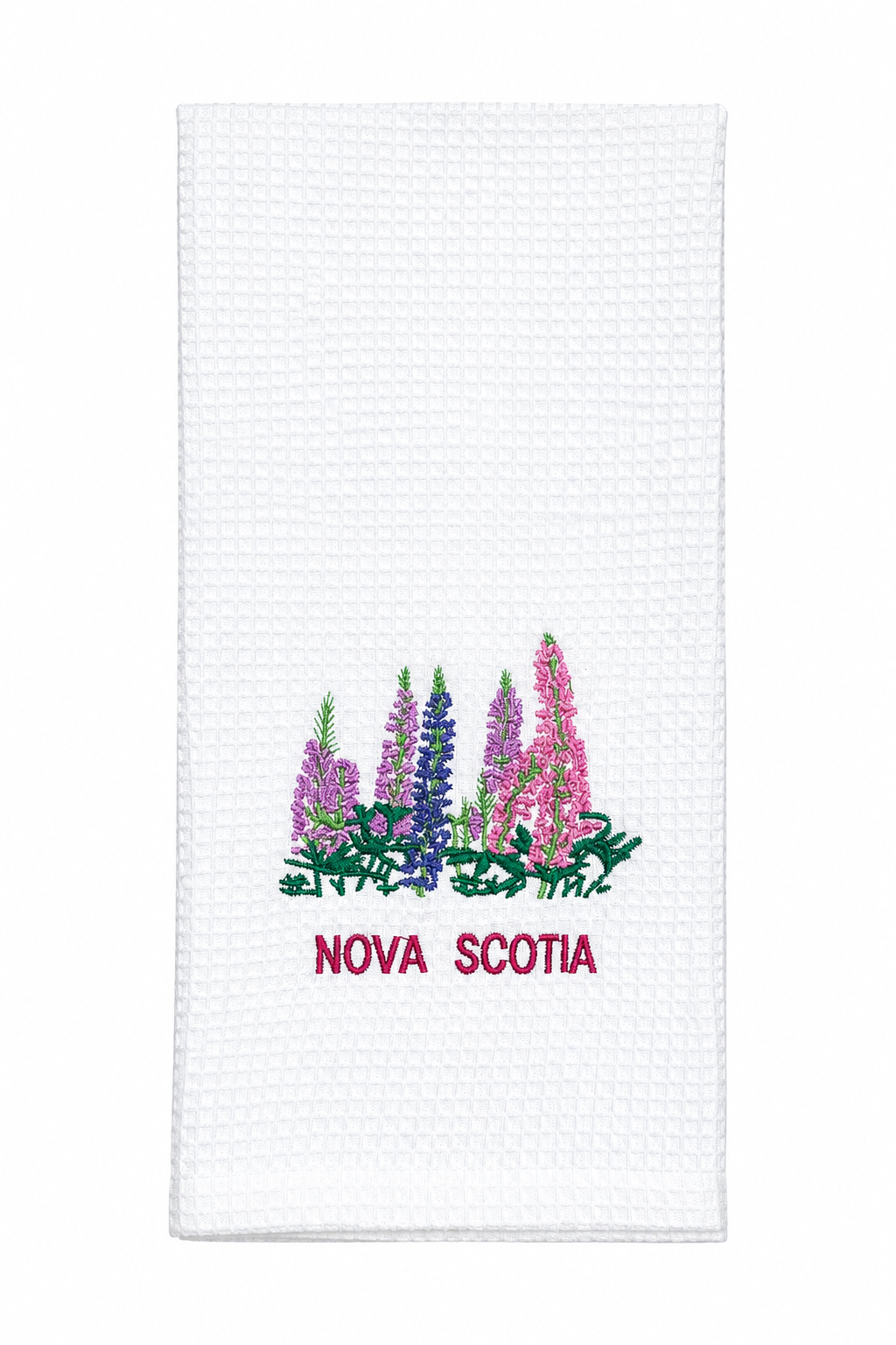 Nova Scotia Lupins Tea towel