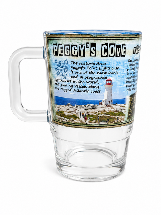 Mini Mug Shot Glass -Peggy's Cove Information