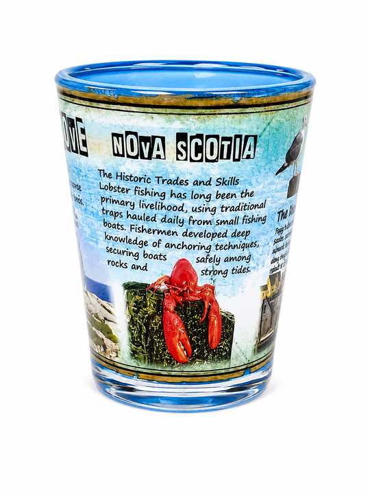 Peggy's Cove Informational Shot Glass
