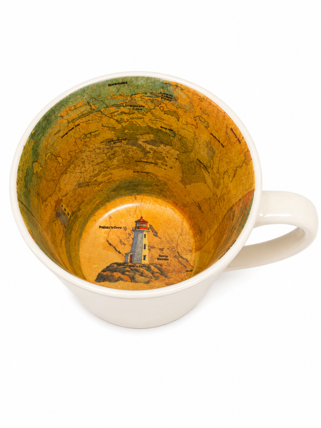 16oz Peggy's Cove Nova Scotia Map Mug