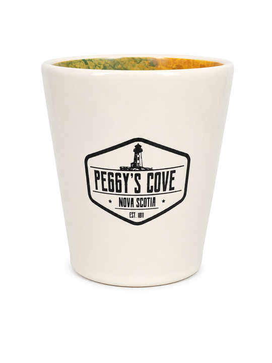 2oz Peggy's Cove Nova Scotia Map Shot Glass