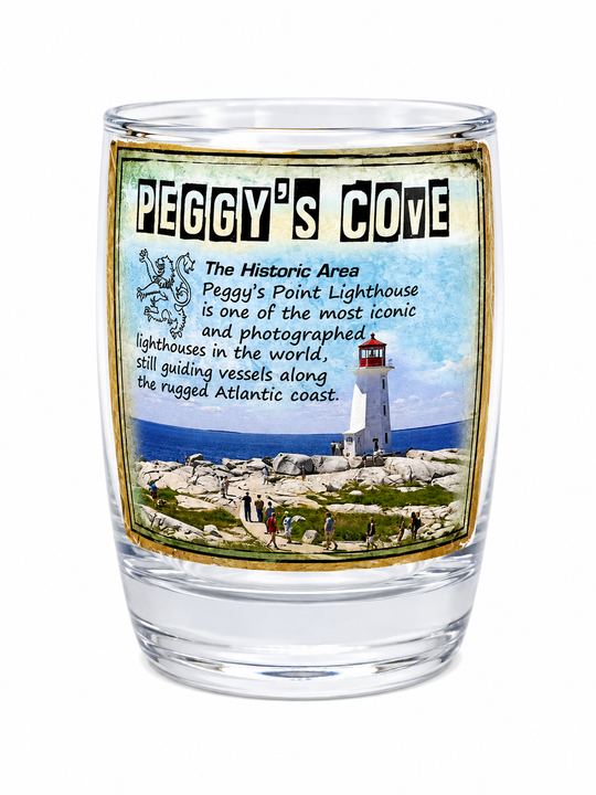 5oz Peggy's Cove Nova Scotia Barrel Shot Glass