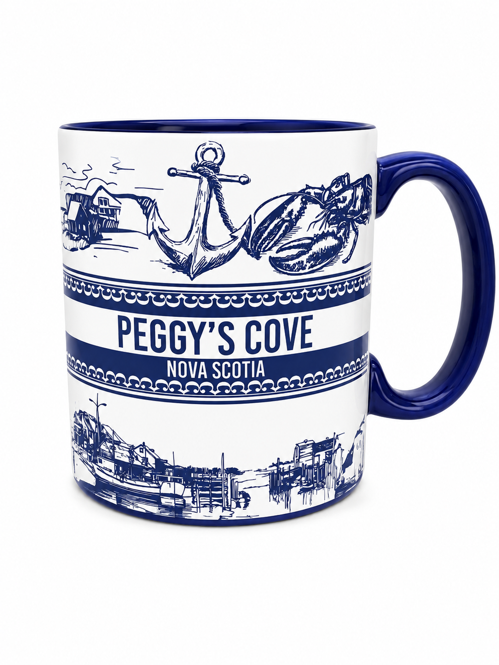 18oz Peggy's Cove Village Mug