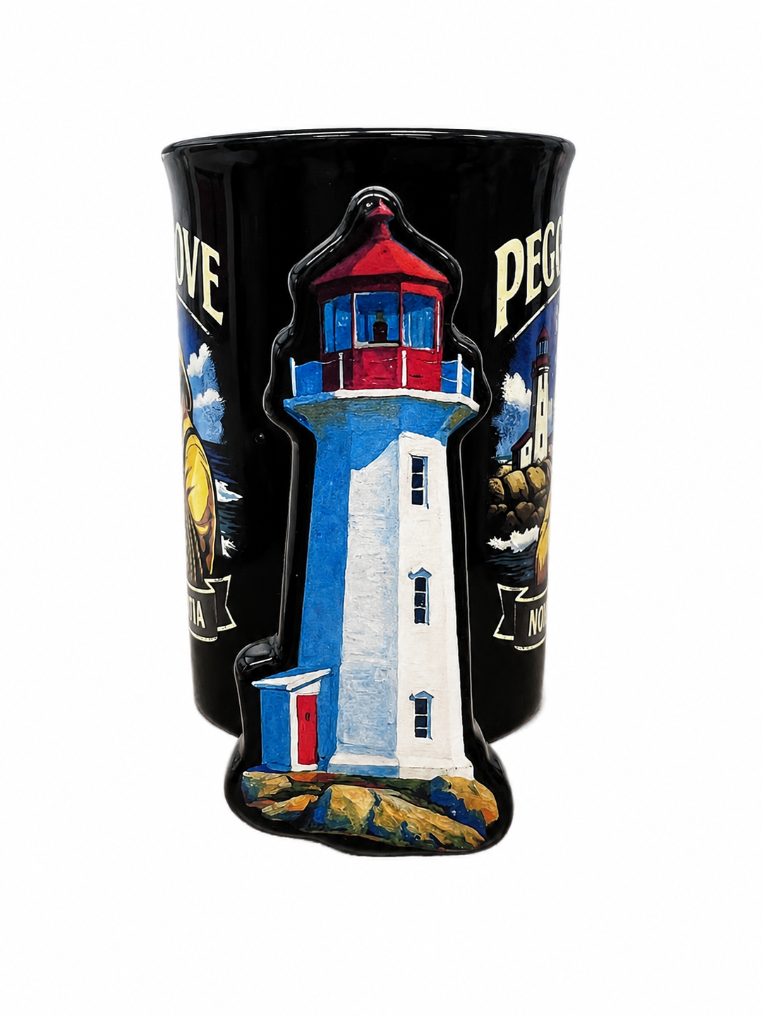Sou'wester Fishermen Mug w. Lighthouse Handle