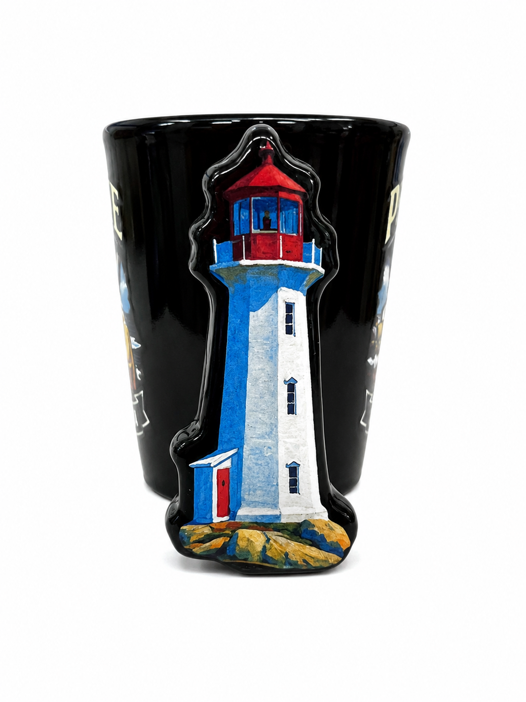 Mini Sou'wester Fishermen Mug w. Lighthouse Handle