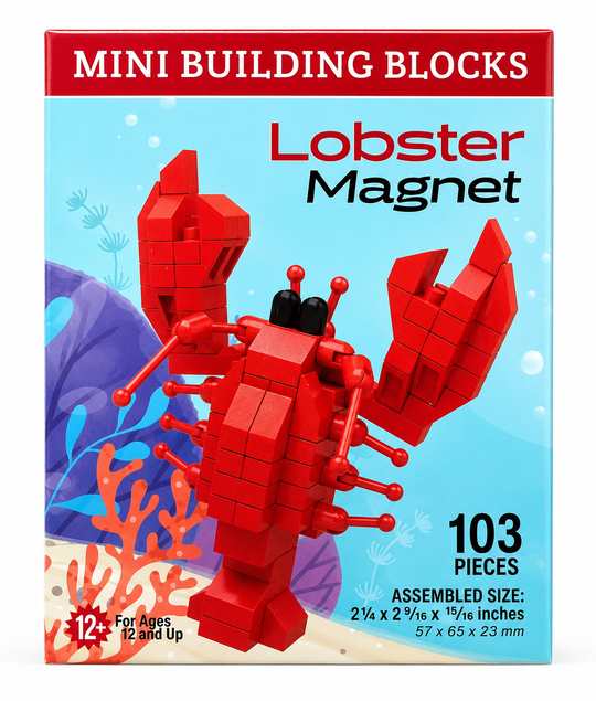 Mini Building Blocks - 103pc Lobster Maget