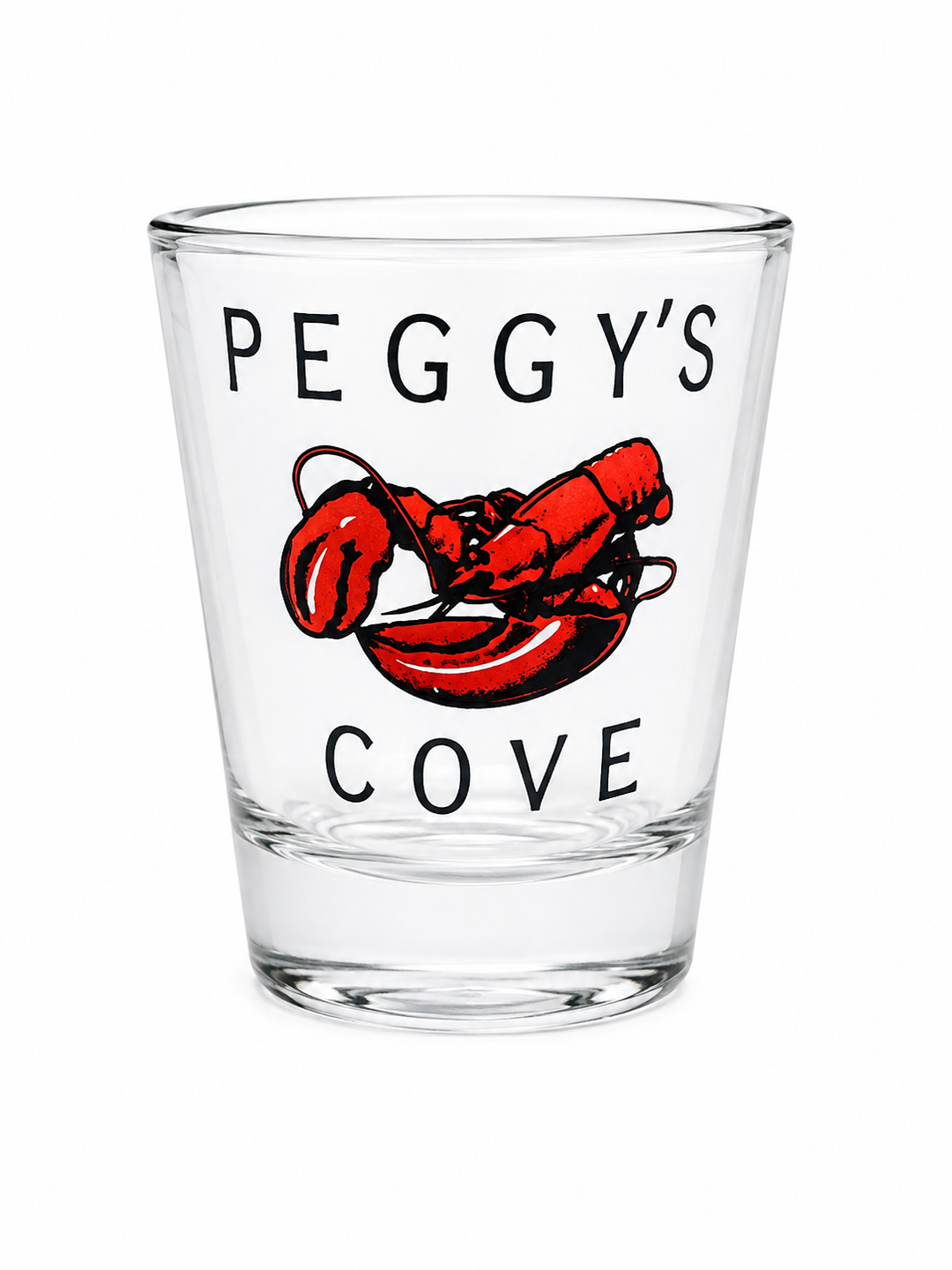Peggy's Cove Lobster Shot Glass