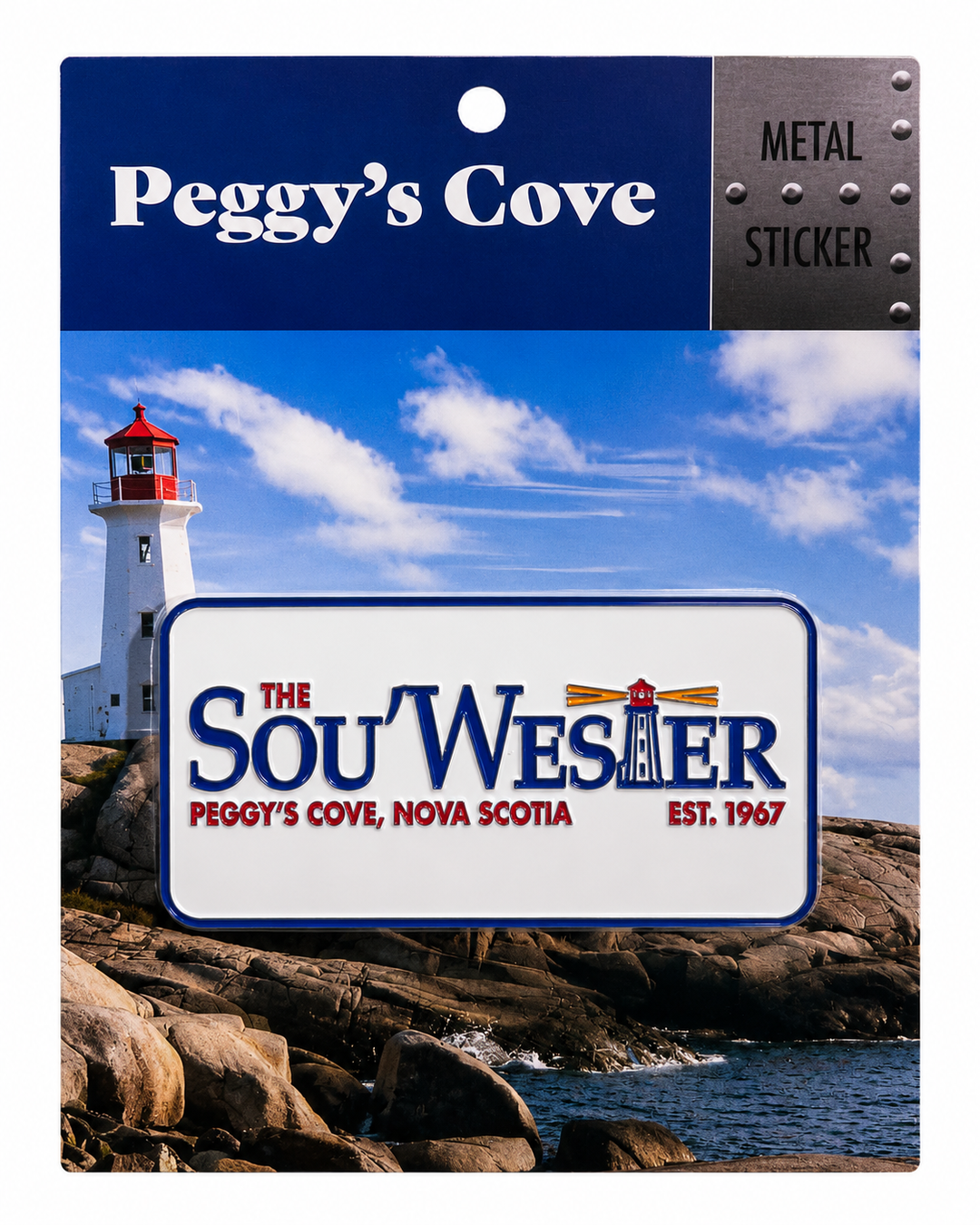 Sou'Wester Logo Metal Sticker