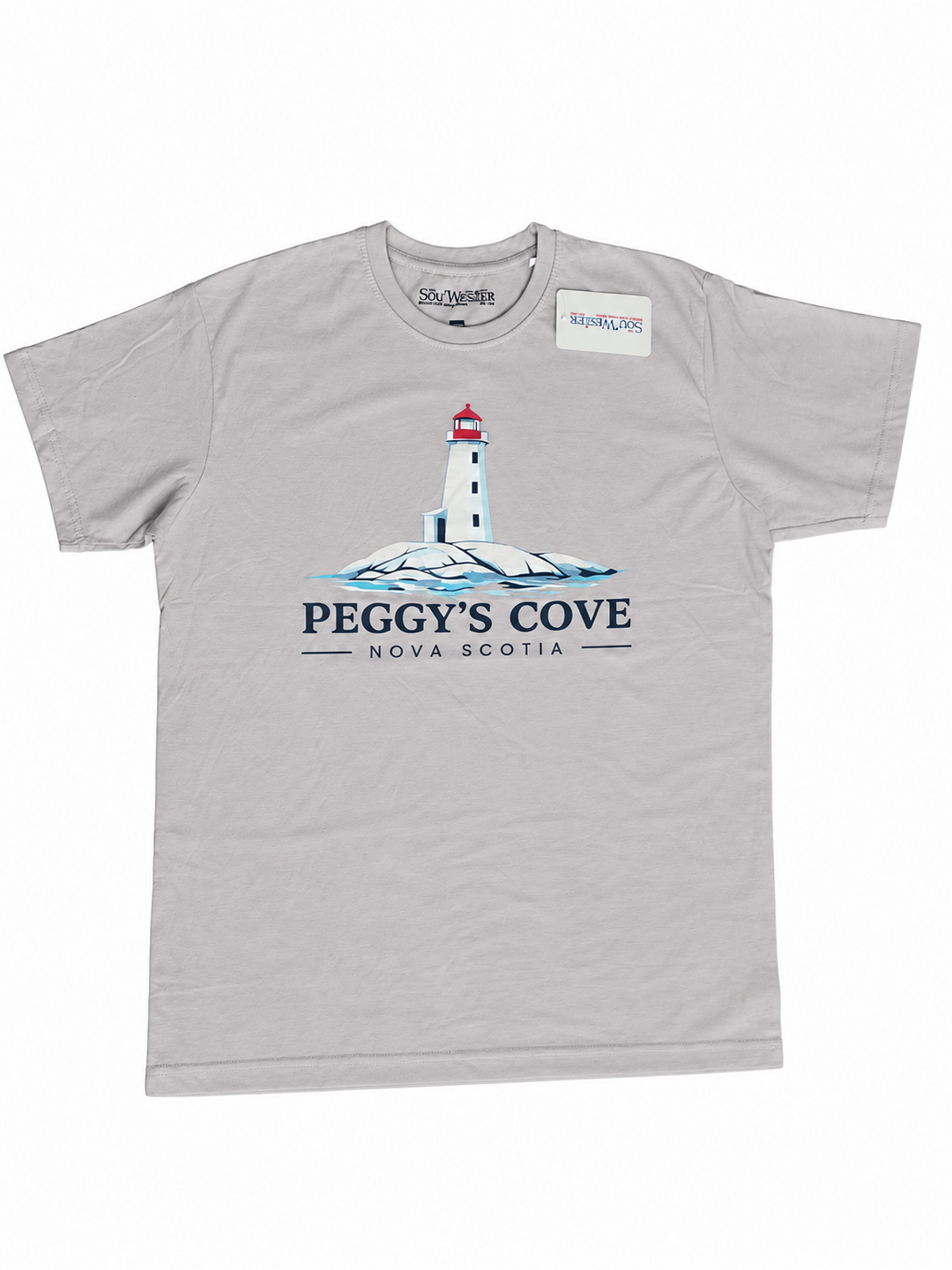 Peggy's Cove Lighthouse Multi-Colour Design T-Shirt