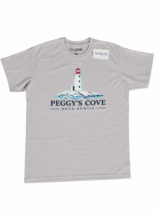 Peggy's Cove Lighthouse Multi-Colour Design T-Shirt