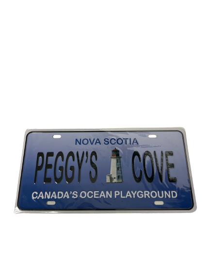 Peggy's Cove License Plate