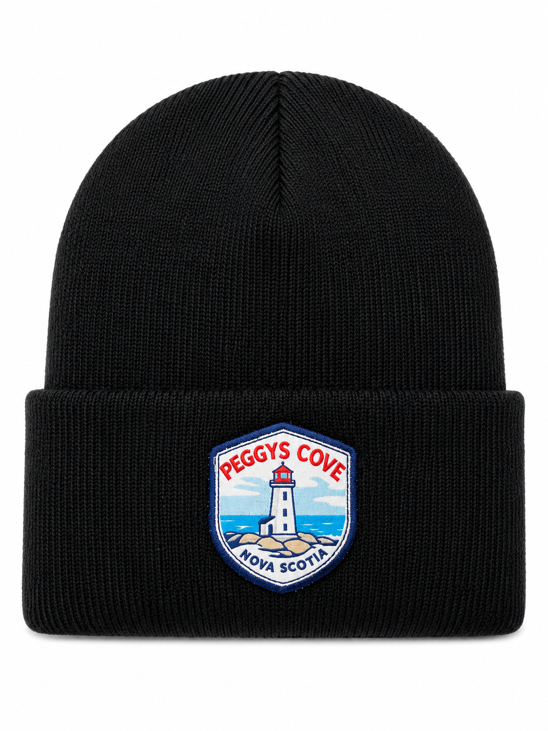 Peggy's Cove NS Lighthouse Patch Toques