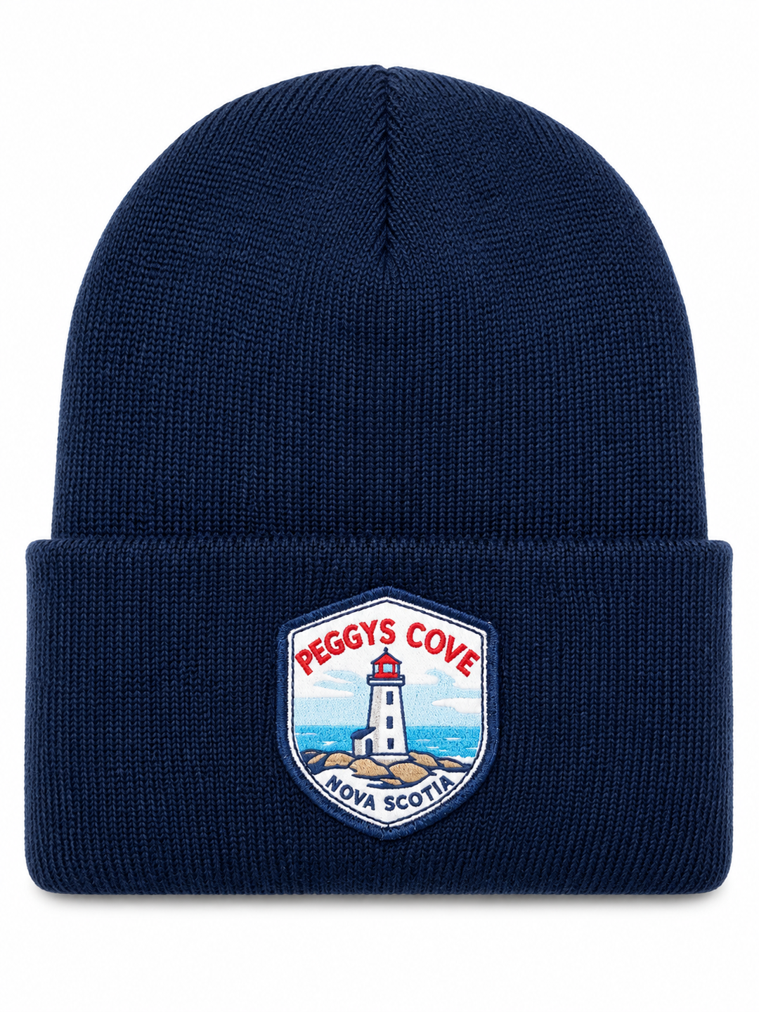 Peggy's Cove NS Lighthouse Patch Toques