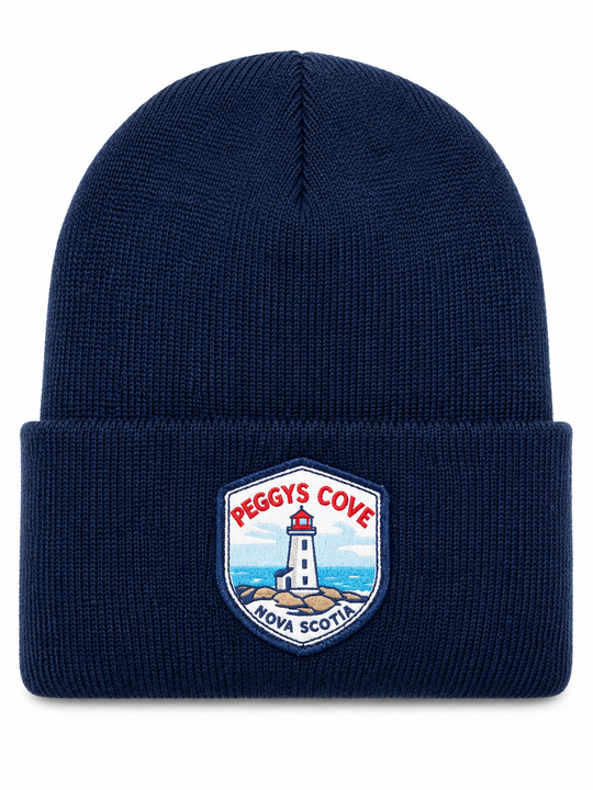 Peggy's Cove NS Lighthouse Patch Toques