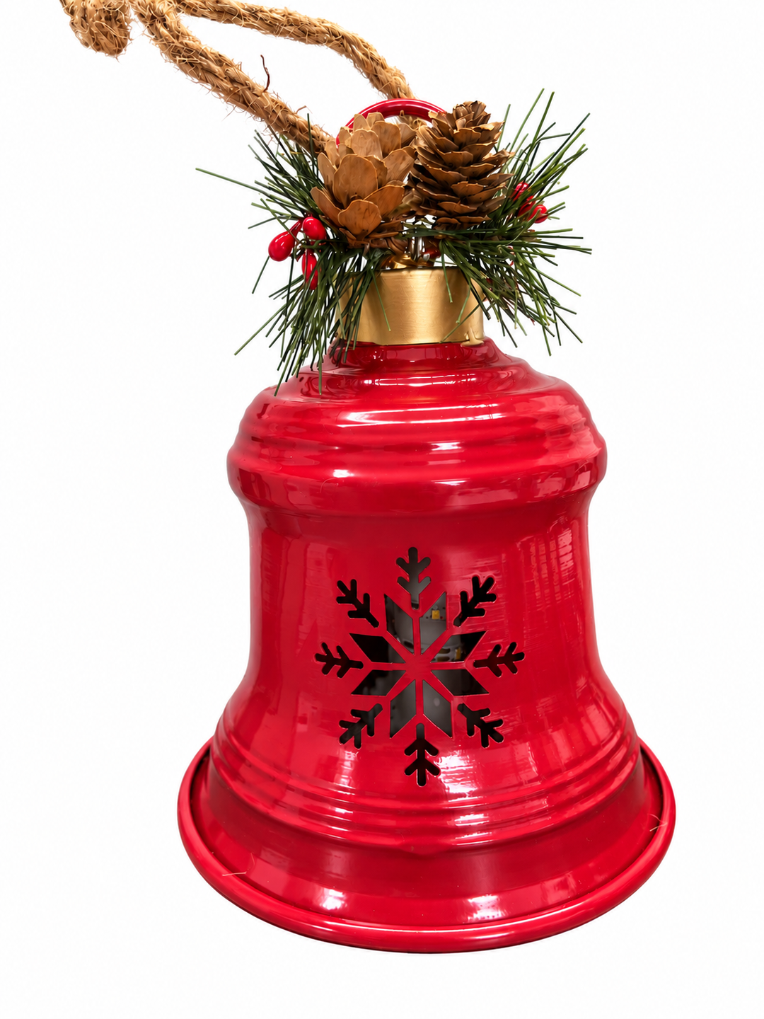LED Metal Bell Ornament