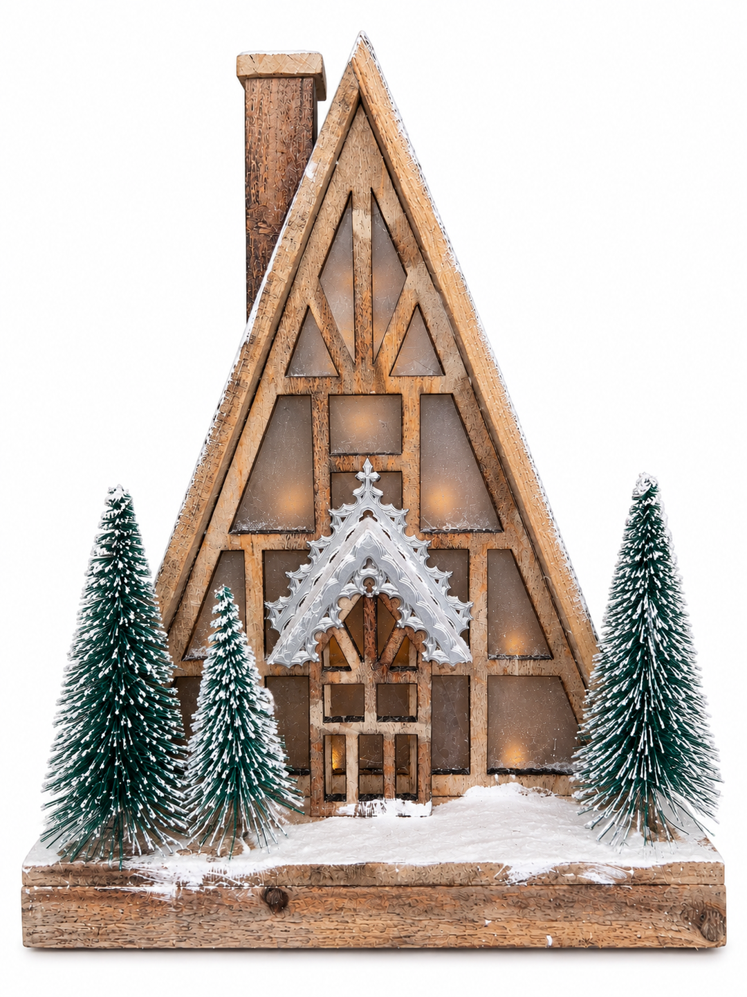 LED Frosted Triangle House