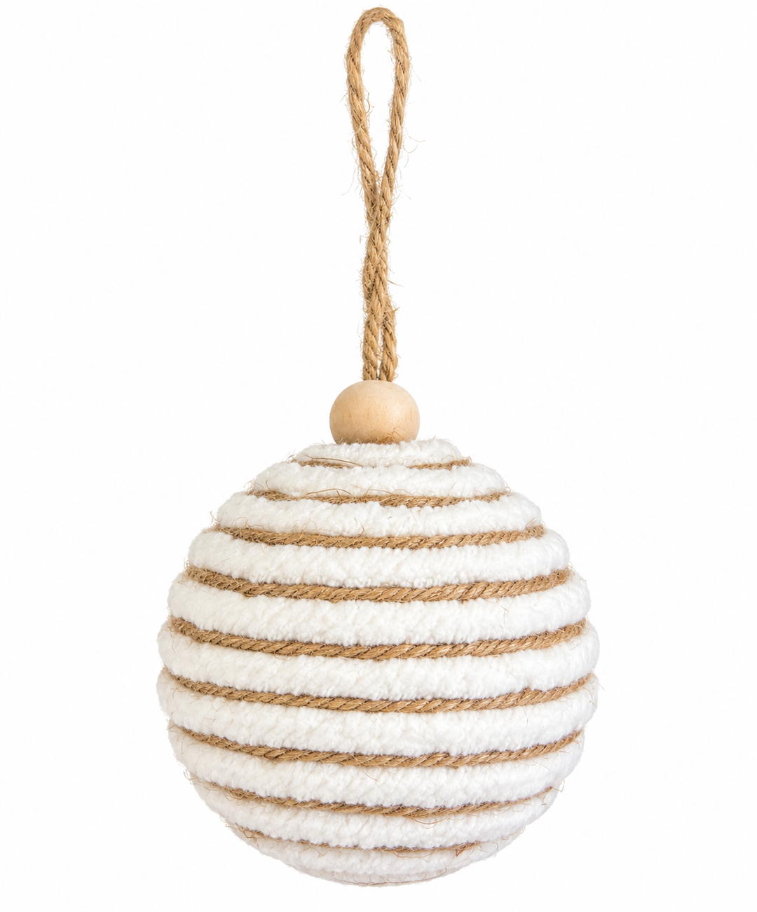 Cloth Spiral Ornament with Twine