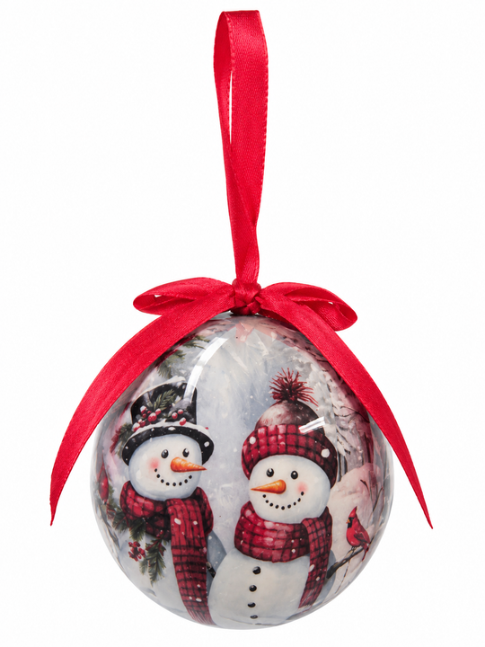 Snowman Ribbon Ornament