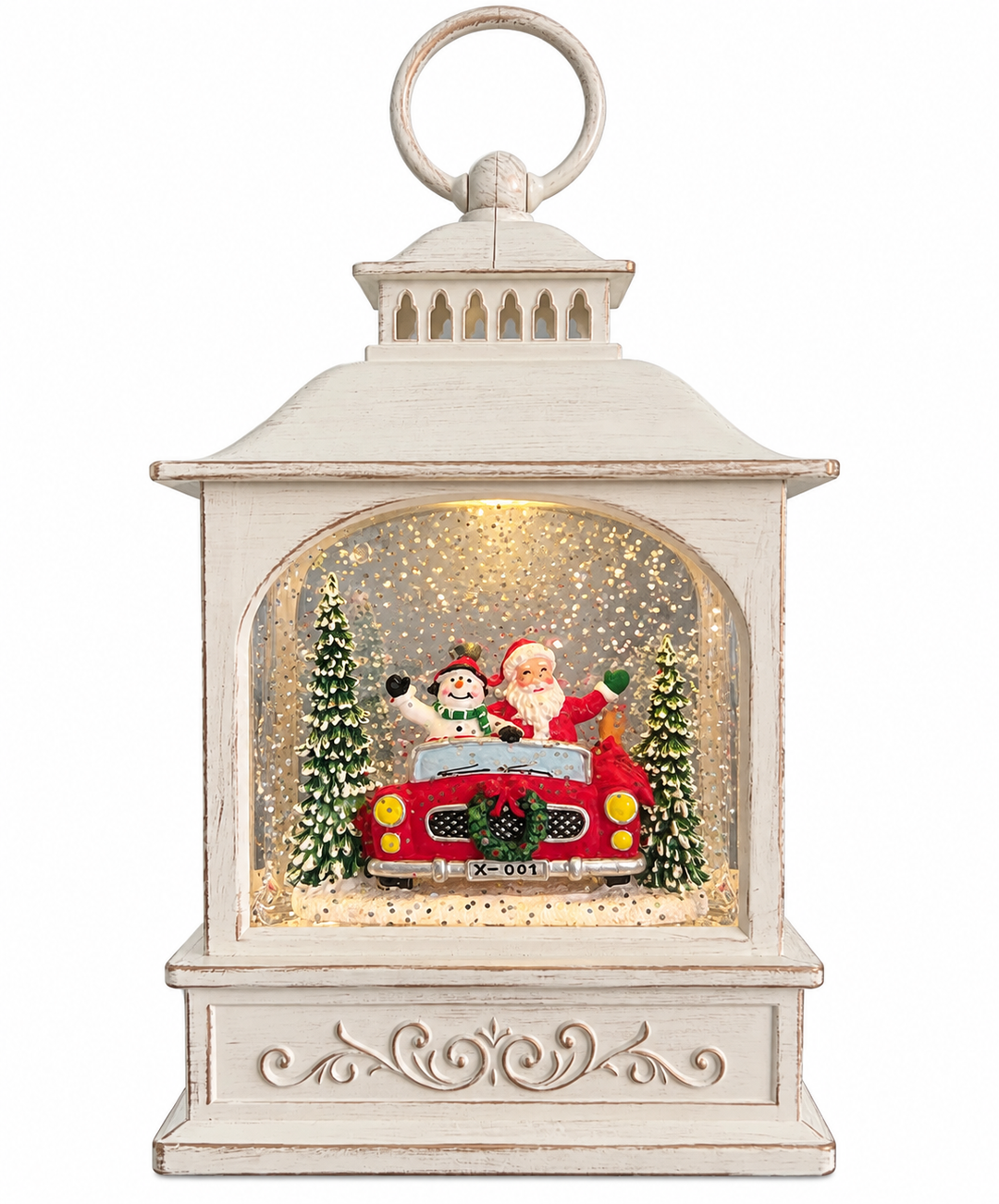 Musical LED Snow Water Lantern - Santa&