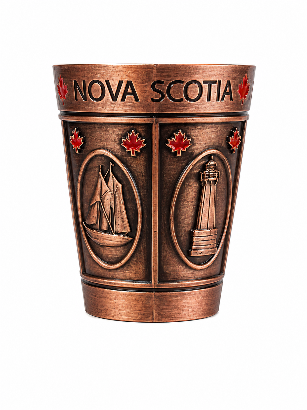 Nova Scotia Metal Shot Glass