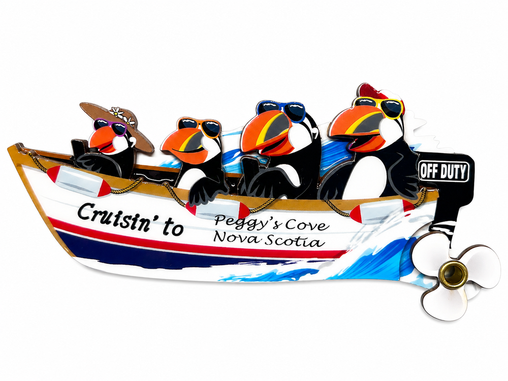 'Cruisin' to Peggy's Cove' Magnets