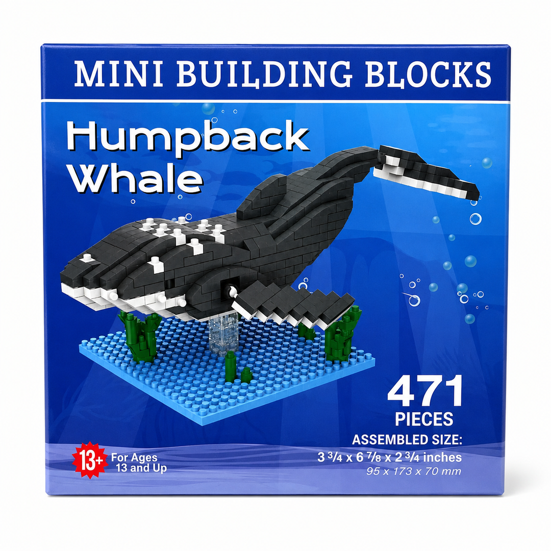 Mini Building Blocks - 471pc  Humpback Whale