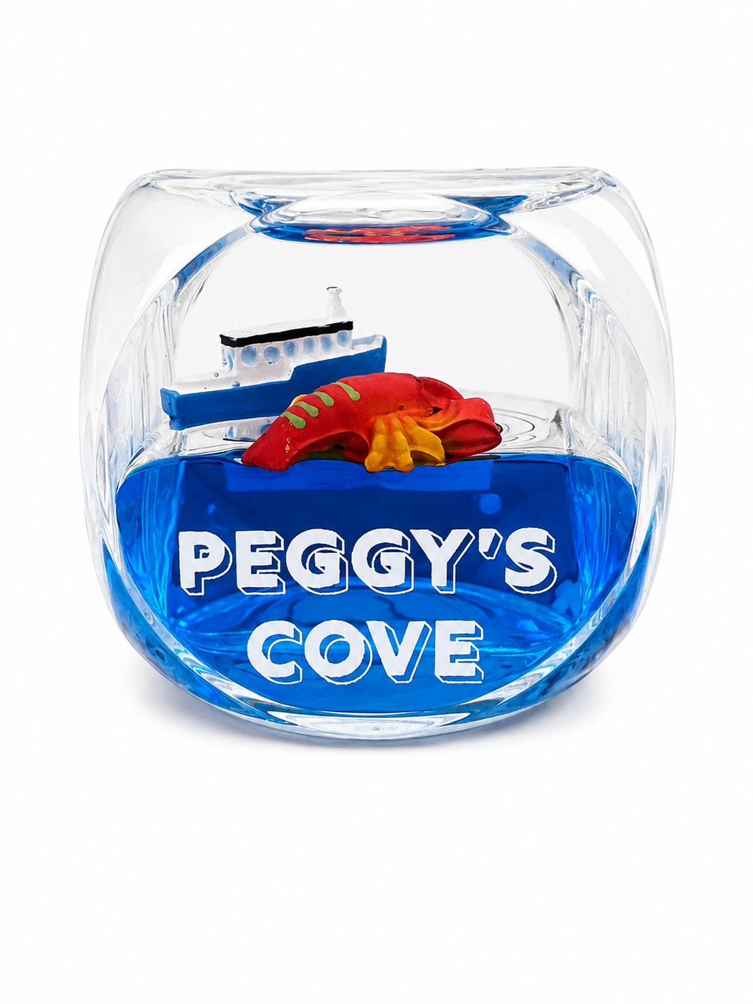 Peggy's Cove Water Cube Paperweight