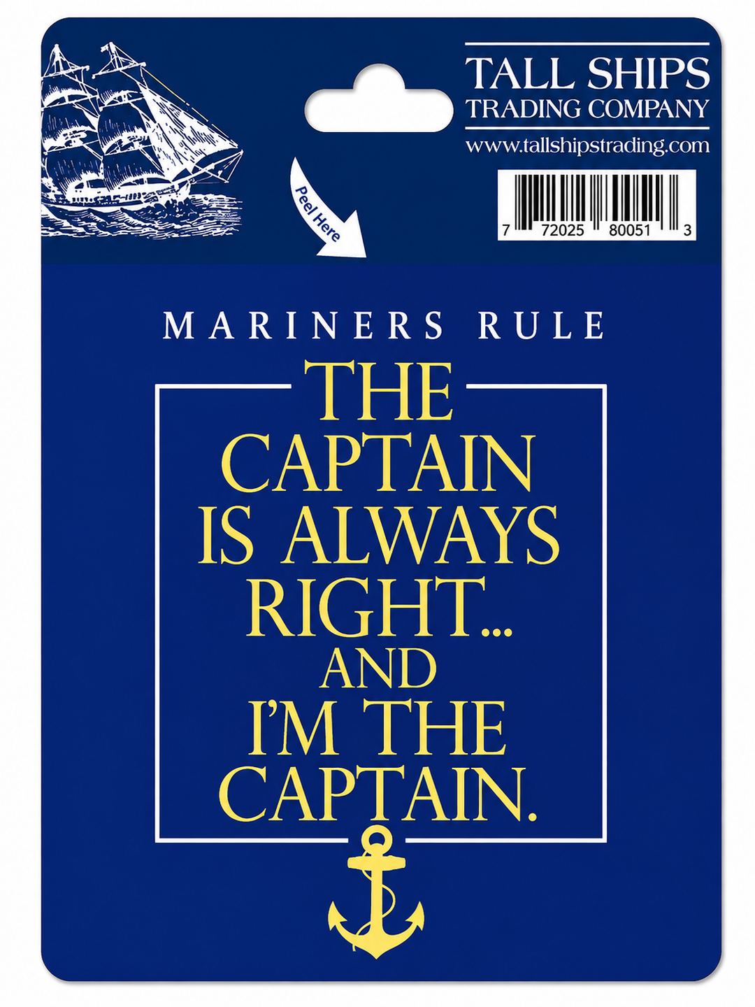 Mariners Rule Sticker