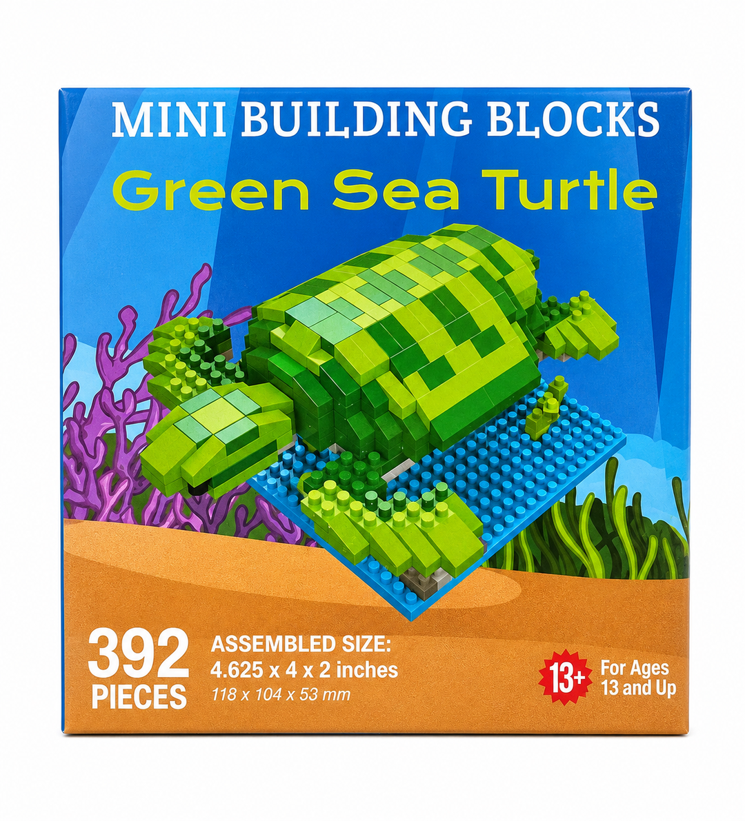 Mini Building Blocks- 392pc Turtle