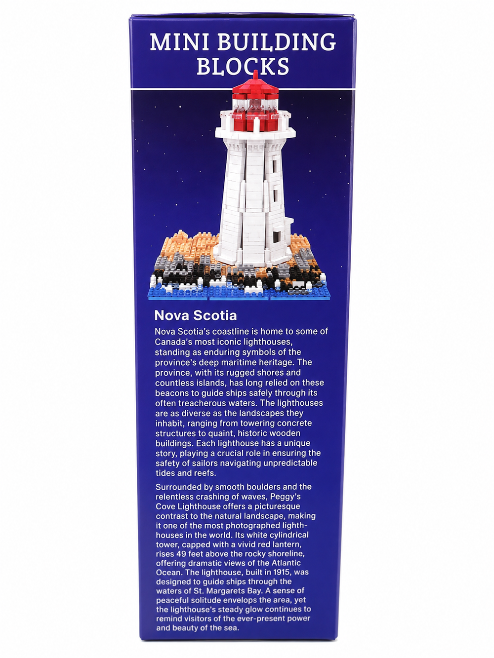 Mini Building Blocks - 847pc Peggy's Cove Lighthouse