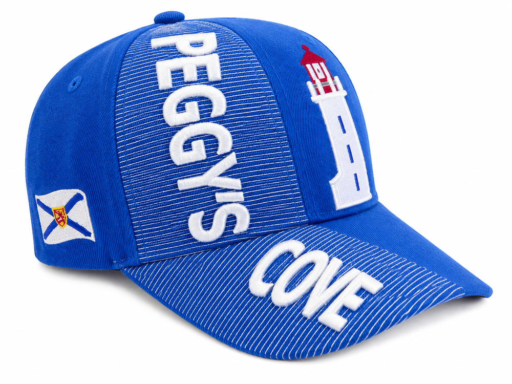 Embroidered Peggy's Cove Hat w. Lighthouse
