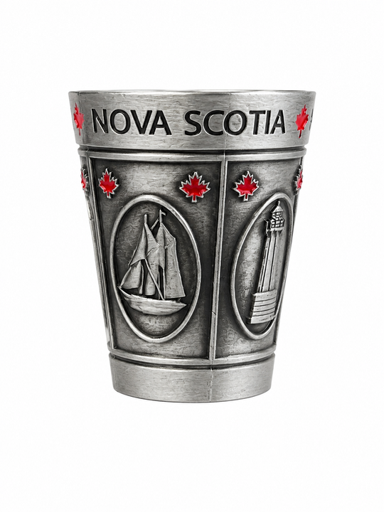 Nova Scotia Metal Shot Glass