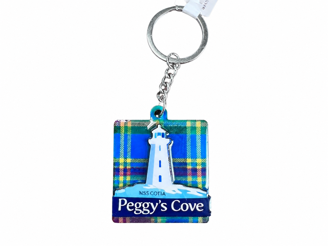 Wooden Peggy's Cove Keychains