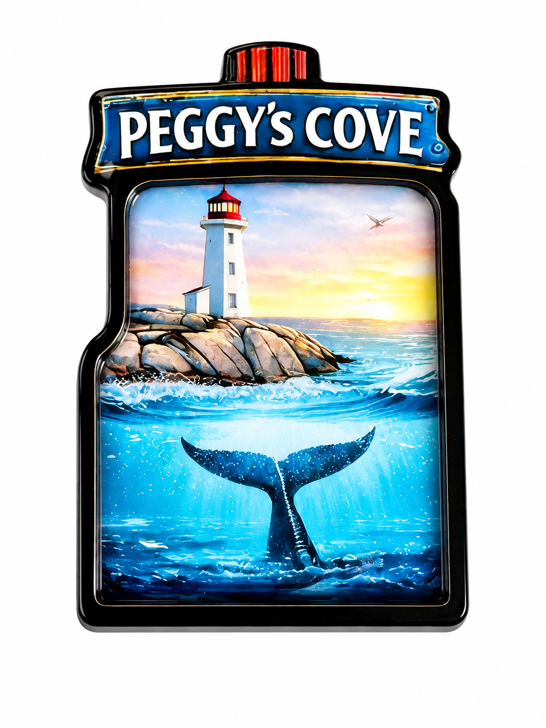 Wooden Magnets - Peggy's Cove Directional Signs
