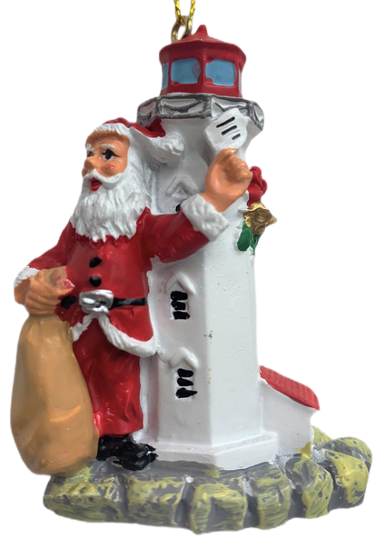 Poly Ornament-Santa @ Lighthouse